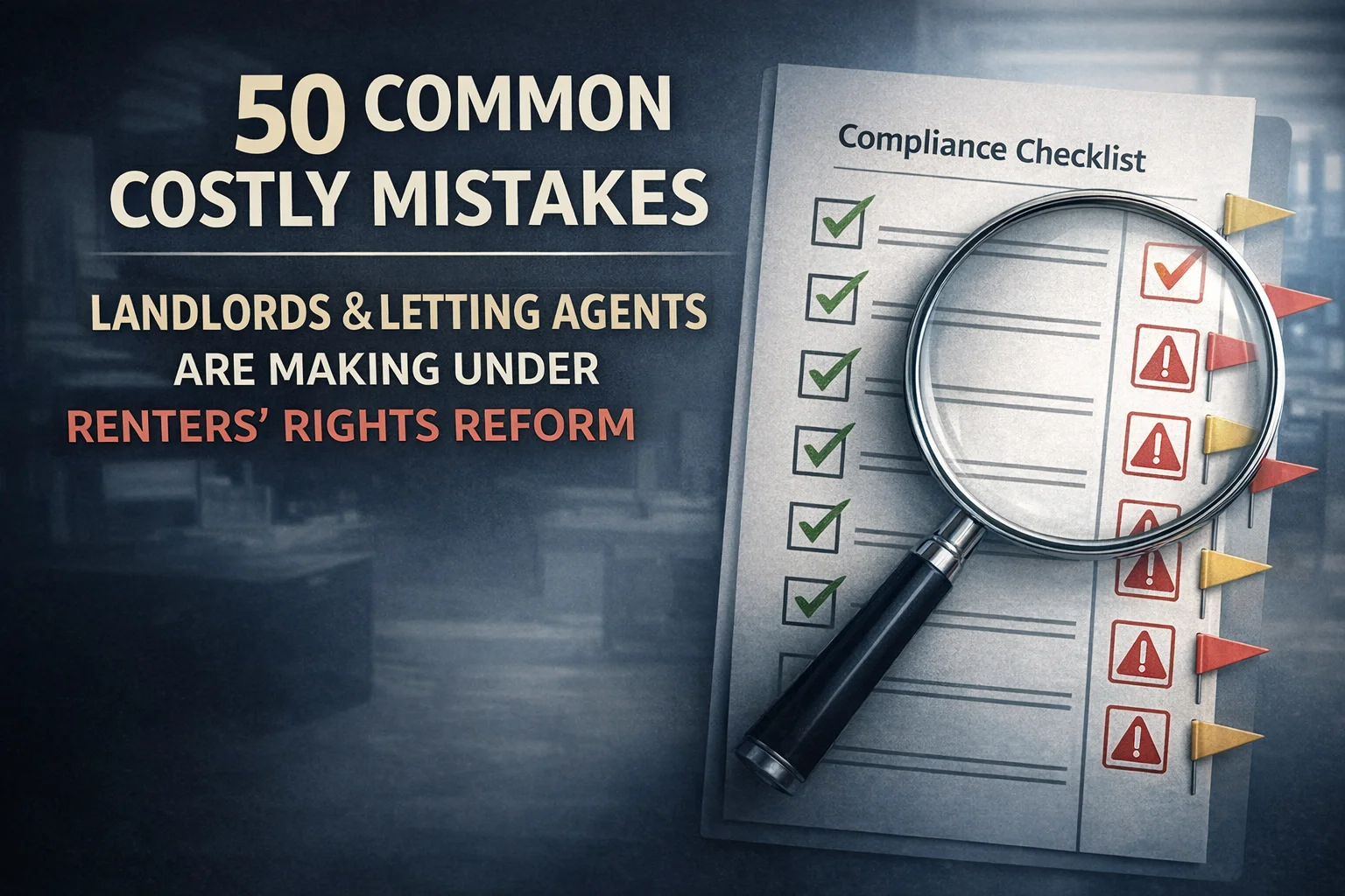 50 Common Costly Mistakes Landlords & Letting Agents Are Making Under Renters’ Rights Reform